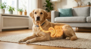Mehr über den Artikel erfahren Darmgesundheit beim Hund – warum die Darmflora für Gesundheit, Verdauung und Wohlbefinden so wichtig ist